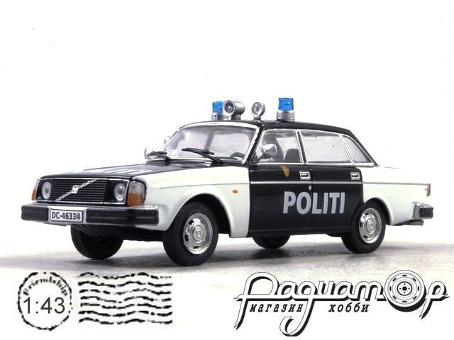 Полицейские Машины Мира №73, Volvo 244 Полиция Норвегии (2000) с журналом