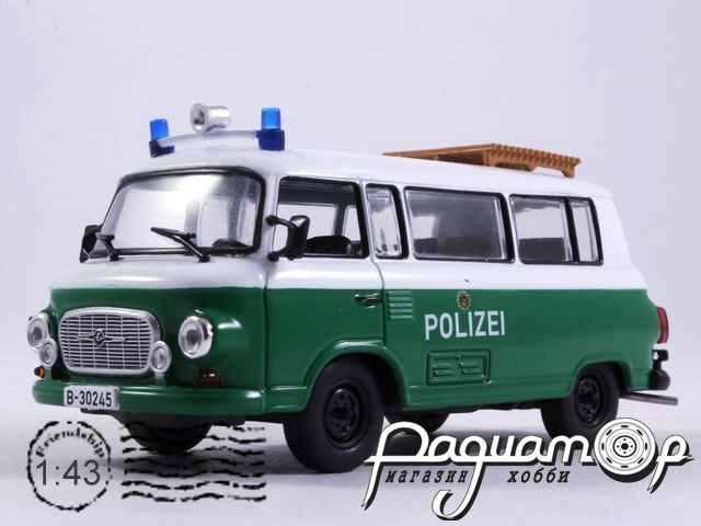 Barkas B1000 Полиция Берлина (1968) с журналом Полицейские машины мира №63