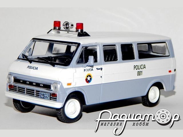 Ford Econoline Полиция Колумбии (1961) с журналом Полицейские машины мира №69