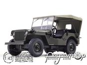 Автолегенды СССР и Соцстран №186, Jeep Willys MB (Ford GPW) (1958) AL186 [MA]