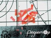 Катафот бортовой для грузовиков, автобусов, прицепов, красный (1шт) A042-R