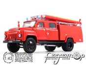Автолегенды СССР Грузовики №8, АЦ-30 (53А)-106А Пожарная машина (1961) ALG08 [MA]