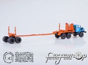 Урал-43204-41 лесовоз с прицепом-роспуском (1980) SSM1226