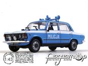 Kultowe Auta PRL-u Spec-Wydanie №6, Polski Fiat 125P Milicja Police (1967) 18794 [SM]