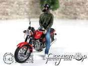 Водитель Максим (для Ява-350) черный шлем motomaksim2