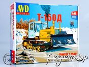 Сборная модель Трактор Т-150 гусеничный с отвалом (1980) 3012AVD (AVD Models)