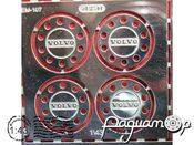 Колпаки передних колес VOLVO, матовый никель EM-107-1