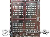 Короб 10x14 VOLVO (блестящий никель). EM-104