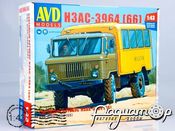 Сборная модель Вахтовый автобус НЗАС-3964 (66) (1964) 1383AVD