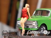 Стелла в красном платье stellared