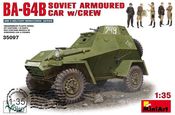 Бронеавтомобиль БА-64Б с экипажем (1942) 35097