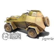Бронеавтомобиль БА-64Б с экипажем (1942) 35097
