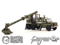 Екскаватор-планувальник UDS-110 (на шасі Tatra-148) арамейський (1968) SSM1419