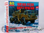 Сборная модель 9П140 РСЗО 9К57 Ураган на шасси ЗИЛ-135ЛМ 1417AVD