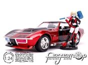 Chevrolet Corvette Stingray Coupe with Harley Quinn figure (1969) 31196