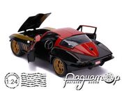 Chevrolet Corvette с фигуркой Black Widow (Черная Вдова) (1966) 31749