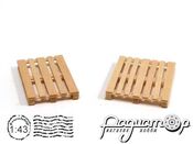 Поддон деревянный (EUR) 28х18,5х3,5мм (2шт) HW02072