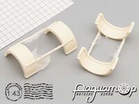 Комплект задних брызговиков (арки) для грузовиков и прицепов (2 пары) UM172