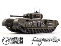 Infantry Tank Churchill Mk.VII, 34th Tank Brigade, France, July (1944) 417041 [SV]