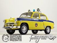 Легендарные Советские Автомобили №77, Москвич-407 Милиция (1960) [SV]