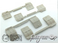 Брызговики ГАЗ-3308 (4шт) UM272