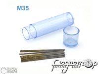 Мини-сверло HSS M35 титановое покрытие d-0,8мм (10шт) 42665