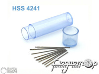 Мини-сверло HSS 6542 (M2) титановое покрытие d-0,6мм (10шт) 42561