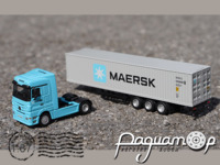 Mercedes-Benz с полуприцепом Maersk (1:87) 131747