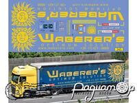 Набор декалей Транспортная компания Waberers DKP-U345