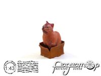 Фигурка Кот (вариант-6) (1шт) (ZU) 4025