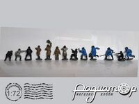 Набор фигурок Советские танкисты (13шт) 211013 [ZI]