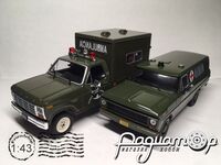 Набор Ford-F100 army ambulance + Ford-F150 military ambulance (1969/1982) 257034 [PD]