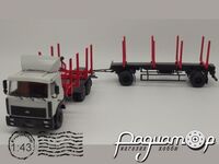 МАЗ-6303 сортиментовоз с прицепом-сортиментовозом МАЗ-83781 (1989) 515373 [SV]***