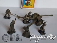40мм немецкая противотанковая пушка PAK-40 с расчётом 440082 [ZI]