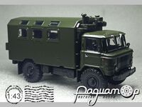 Kultowe ciezarowki PRL-u №43, ГАЗ-66 кунг (1964) PRLLG043 [VZ]