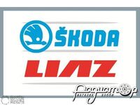 Магнит сувенирный Skoda Liaz (виниловый, плоский, 84х52мм) AP002 [ED]