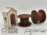 Заготовки для діорами Блокпост та 2 котушки 511496 [SV]