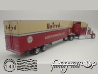 International Lonestar Moving Trailer United Van Lines Old Livery (2010) 511266 [SR]