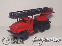 Урал-375 Пожежний з висувними сходами (1964) 663646 [IS]