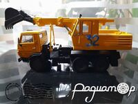 Kultowe ciezarowki PRL-u №57, КамАЗ-5511 Екскаватор EO-3532 (1977) [DA]