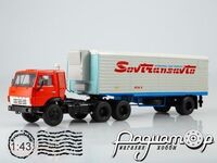 КамАЗ-54112 із напівпричепом Alka N12CH Sovtransavto (1980) SSM7064 [SV]***