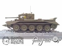 Cruiser Tank Mk. VIII A 27M Cromwell Mk. IV, Czechoslovak Independent Armoured Brigade, France, December (1944) 317285 [IS]