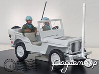 Jeep Willys UN, Lebannon (с фигурками) (1978) R023/4403 [US]