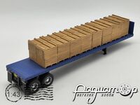 Полуприцеп Flatbed Trailer (с грузом) 512035 [SV]