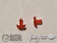 Стопи ГАЗ-24/24-02 Волга, оранжеві (Тантал, оригінал) 337063 [SK]