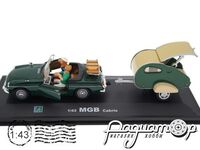 MG B Roadster ADO23 with Moldi 2 Camper Trailer (1963) 02062 [NT]***