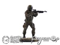 Боєць ЗСУ з автоматом (ZU)-0183