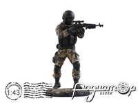 Боєць ЗСУ з автоматом (ZU)-0184