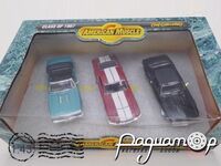 Набор Class of 1967: Chevrolet Camaro SS396 / Pontiac Firebird / Shelby GT-350 (3шт) 2986 [US]