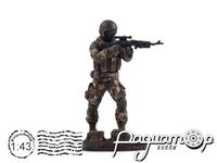 Боєць ЗСУ з автоматом (ZU)-0194